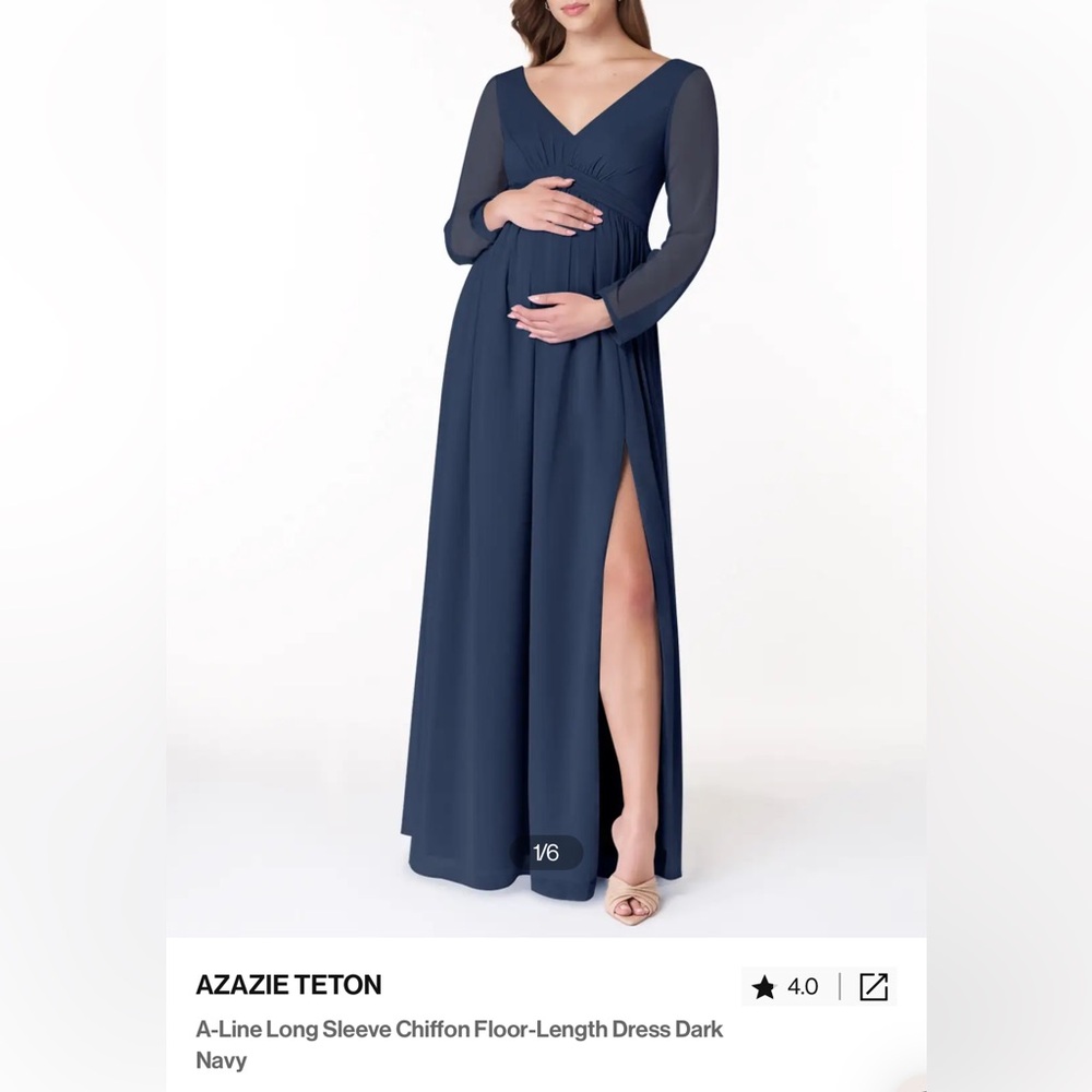 Maternity bridesmaid dress